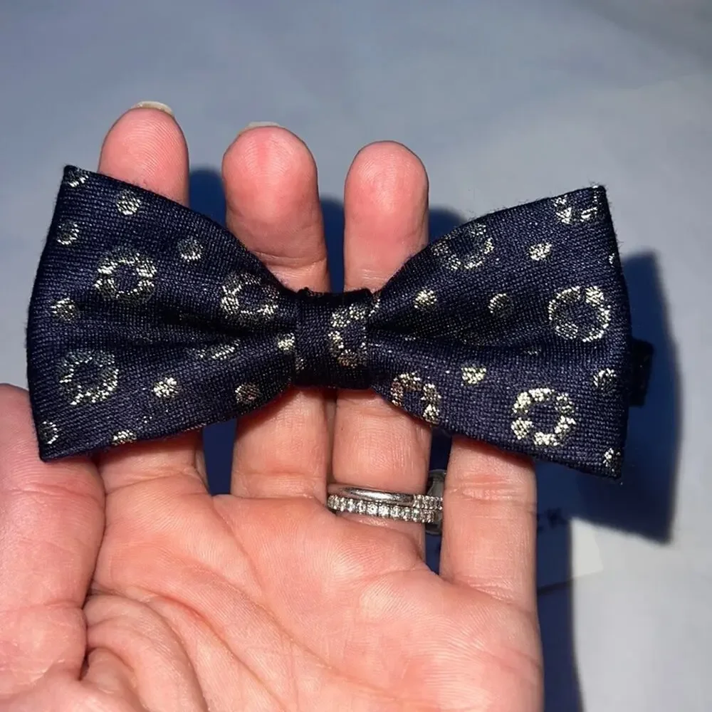 Janie and Jack Metallic Floral Bowtie, 6 Years & Up -  NWT